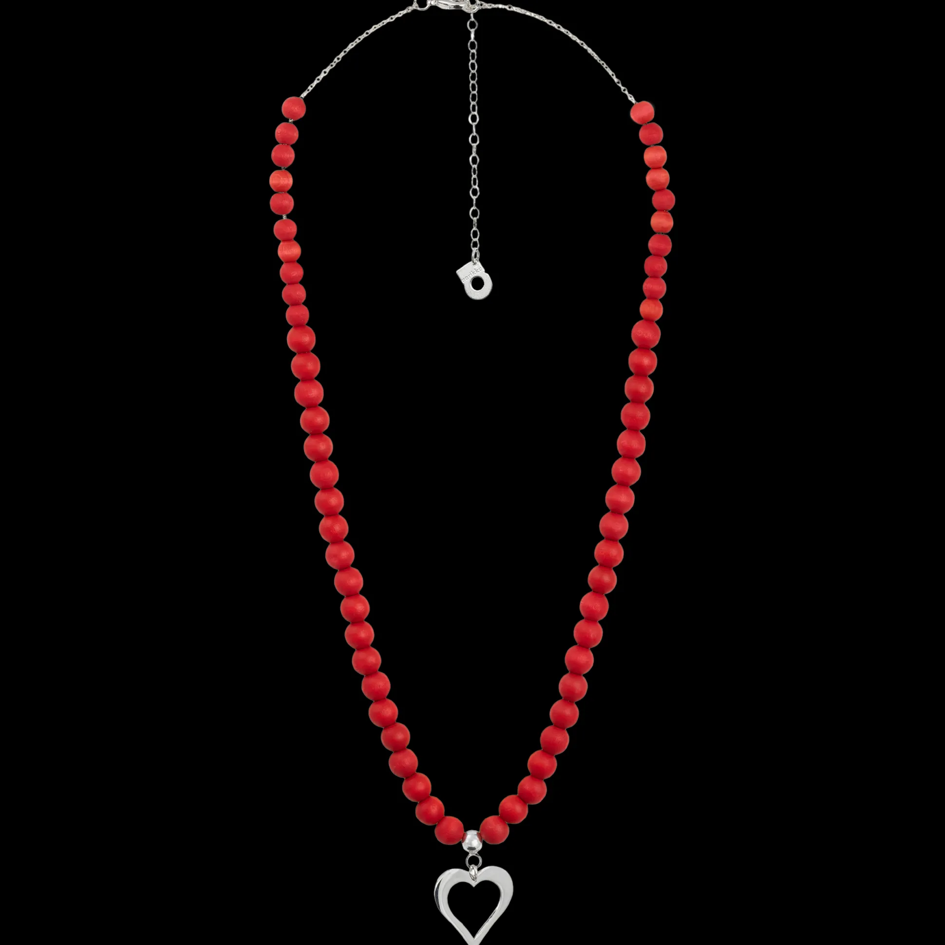 Aarikka Heart Necklace, red