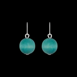 Aarikka Karpalo Earrings, aqua green