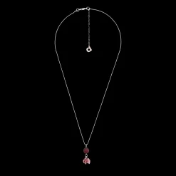 Aarikka Lasipisara Necklace, plum red