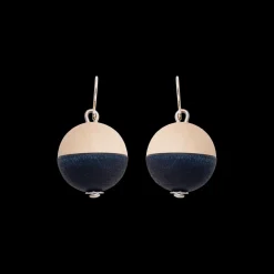 Aarikka Leila Earrings, dark blue