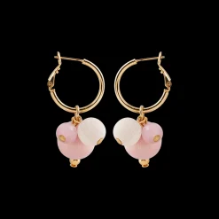 Aarikka Lydia Earrings, shades of red and white