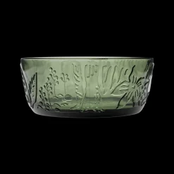Arabia Moomin Forest Green Clear Glass Bowl
