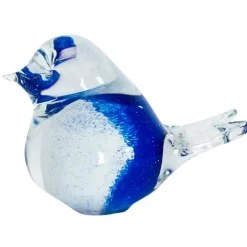 Bianco Blu Finnish Glass Bird, Arctic Bird