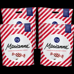 Fazer Marianne Chocolate Filled Mint Candies, 4 Pack