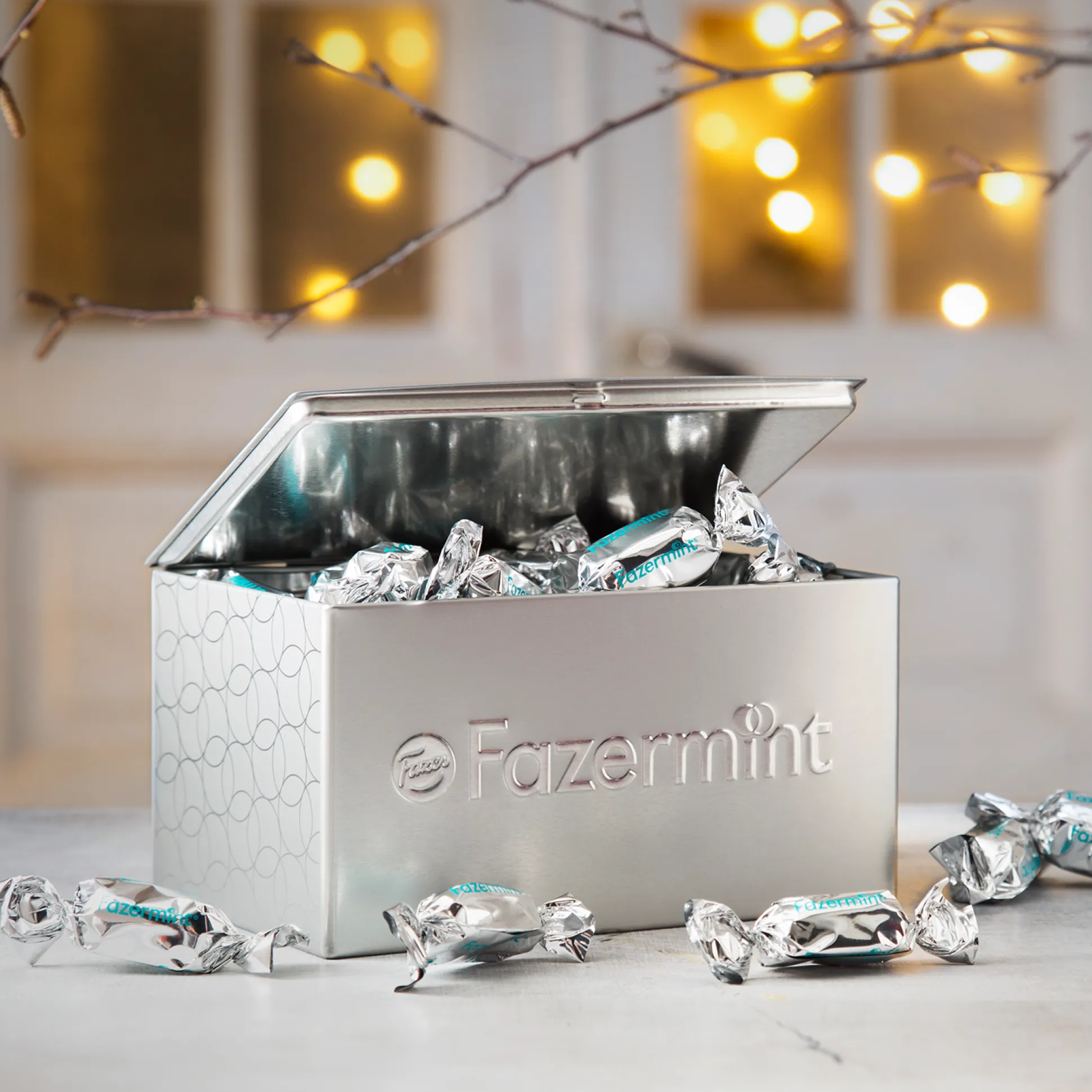 Fazermint Dark Chocolate Peppermint Creams Bag (144g)