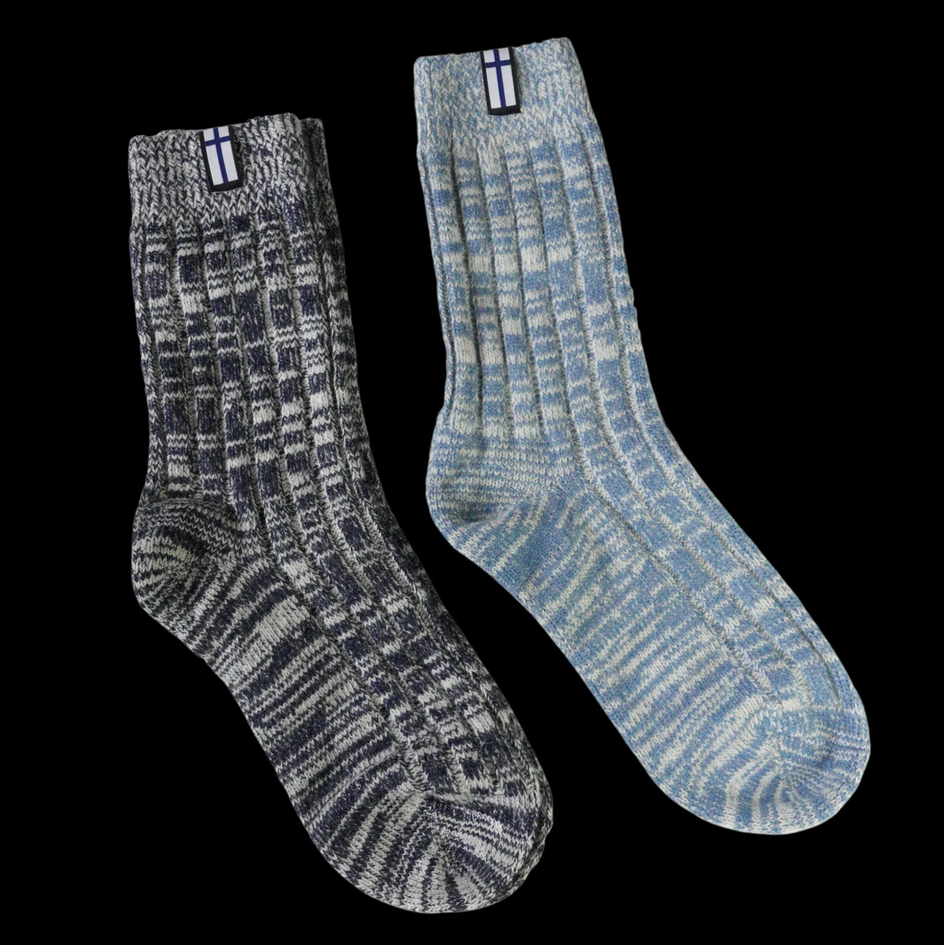 Finland Flag Wool Socks Boxed Set of 2 (WOMENS)