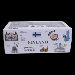 Finland Flag Wool Socks Boxed Set of 2 (MENS)