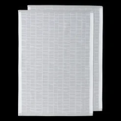 Finlayson Coronna Kitchen Towels (Set of 2), grey/white