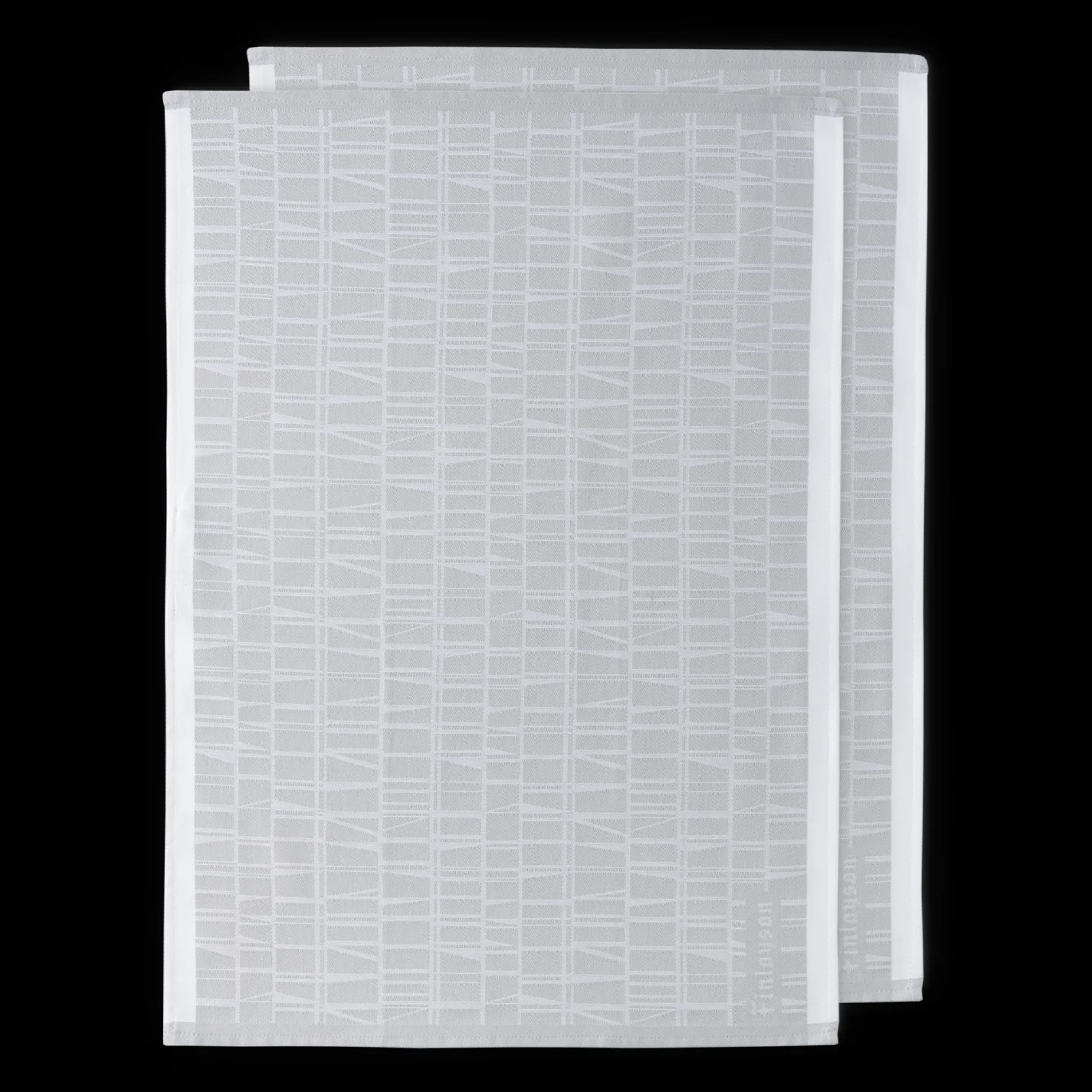 Finlayson Coronna Kitchen Towels (Set of 2), grey/white
