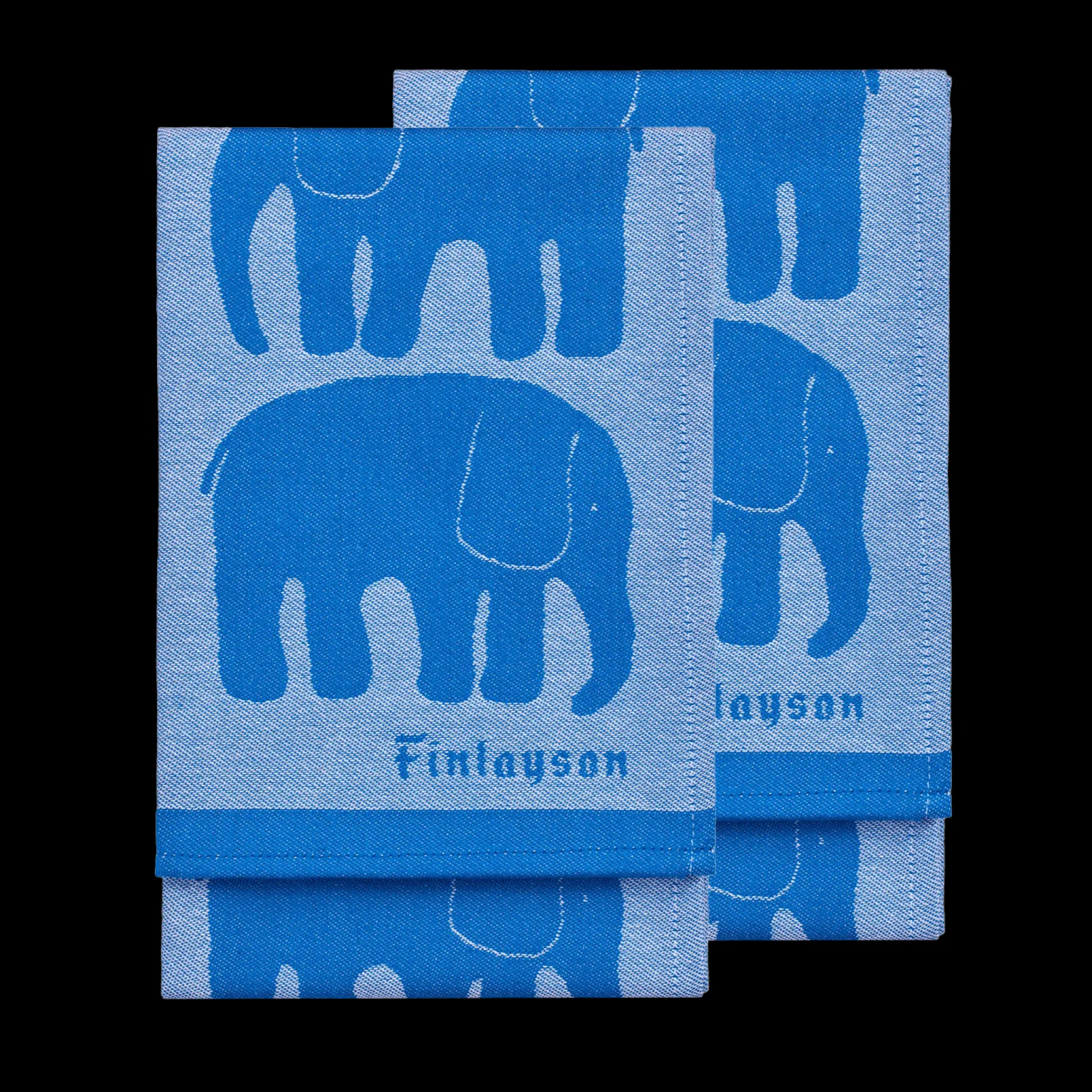 Finlayson Elefantti Kitchen Towels (Set of 2), blue