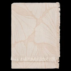 Finlayson Lilia Blanket, beige / white