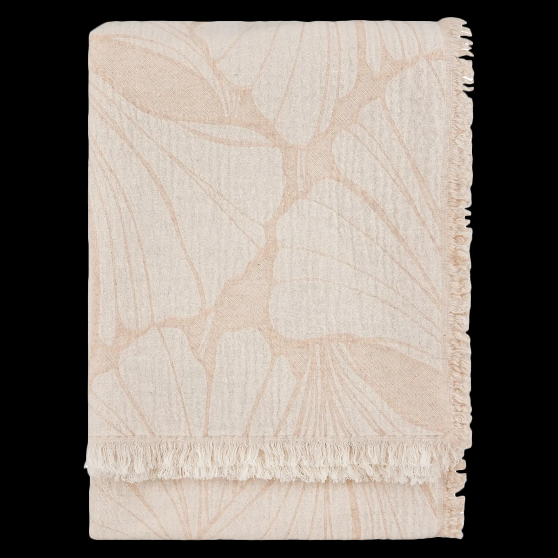 Finlayson Lilia Blanket, beige / white