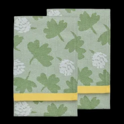 Finlayson Söpö Kitchen Towels (Set of 2), green/yellow