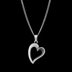 FinnFeelings Heart Silver Necklace