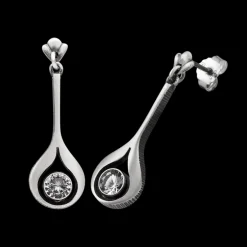 Finnfeelings Rock Crystal Drop Earrings
