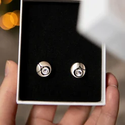FinnFeelings Rock Crystal Post Earrings