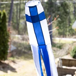 Finnish Flag Windsock 60"