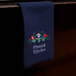 Finnish Kitchen Blue Towel