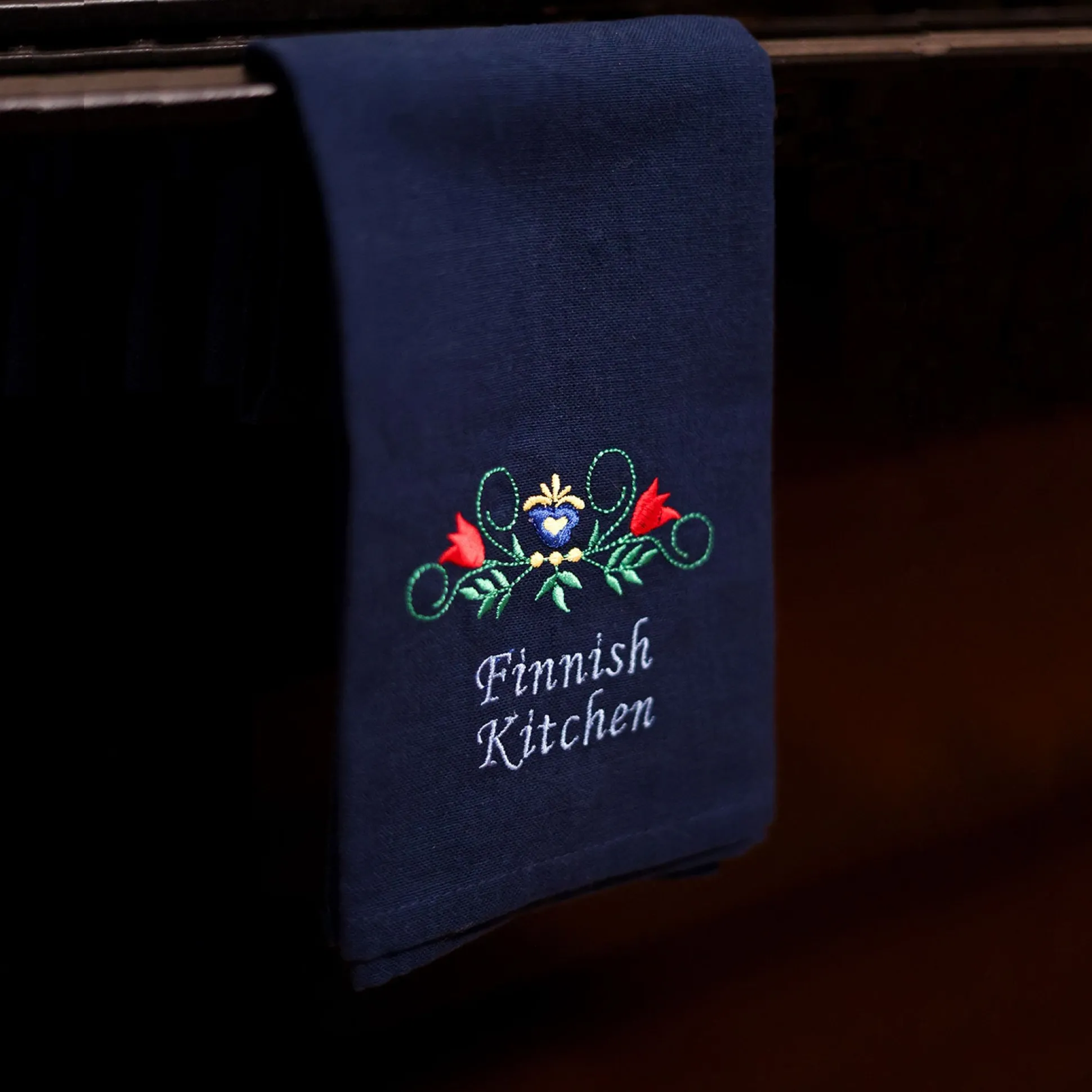Finnish Kitchen Blue Towel