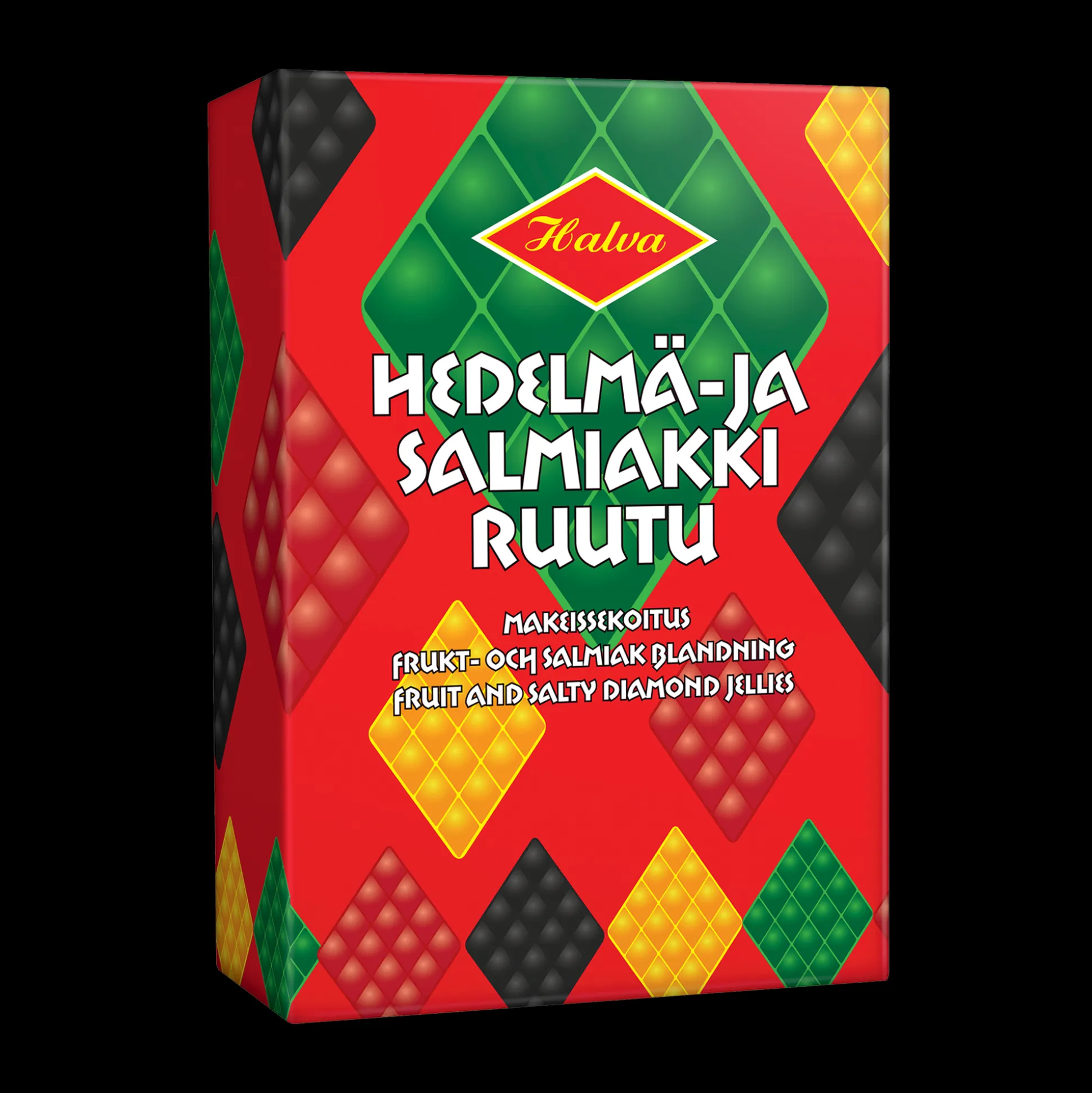 Halva Fruit & Salmiakki Diamond Jellies (240g)
