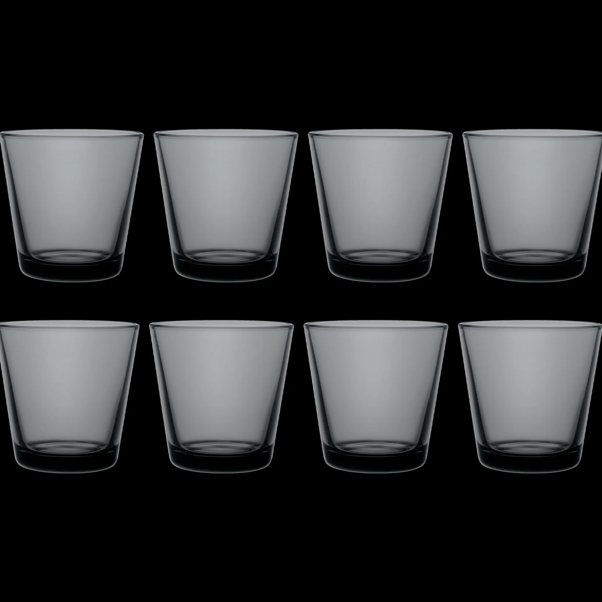 iittala Kartio Dark Grey Medium Tumbler (Set of 8)
