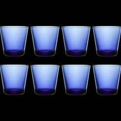 iittala Kartio Ultramarine Blue Medium Tumbler (Set of 8)