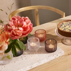iittala Kastehelmi Dewdrop Votive Clear