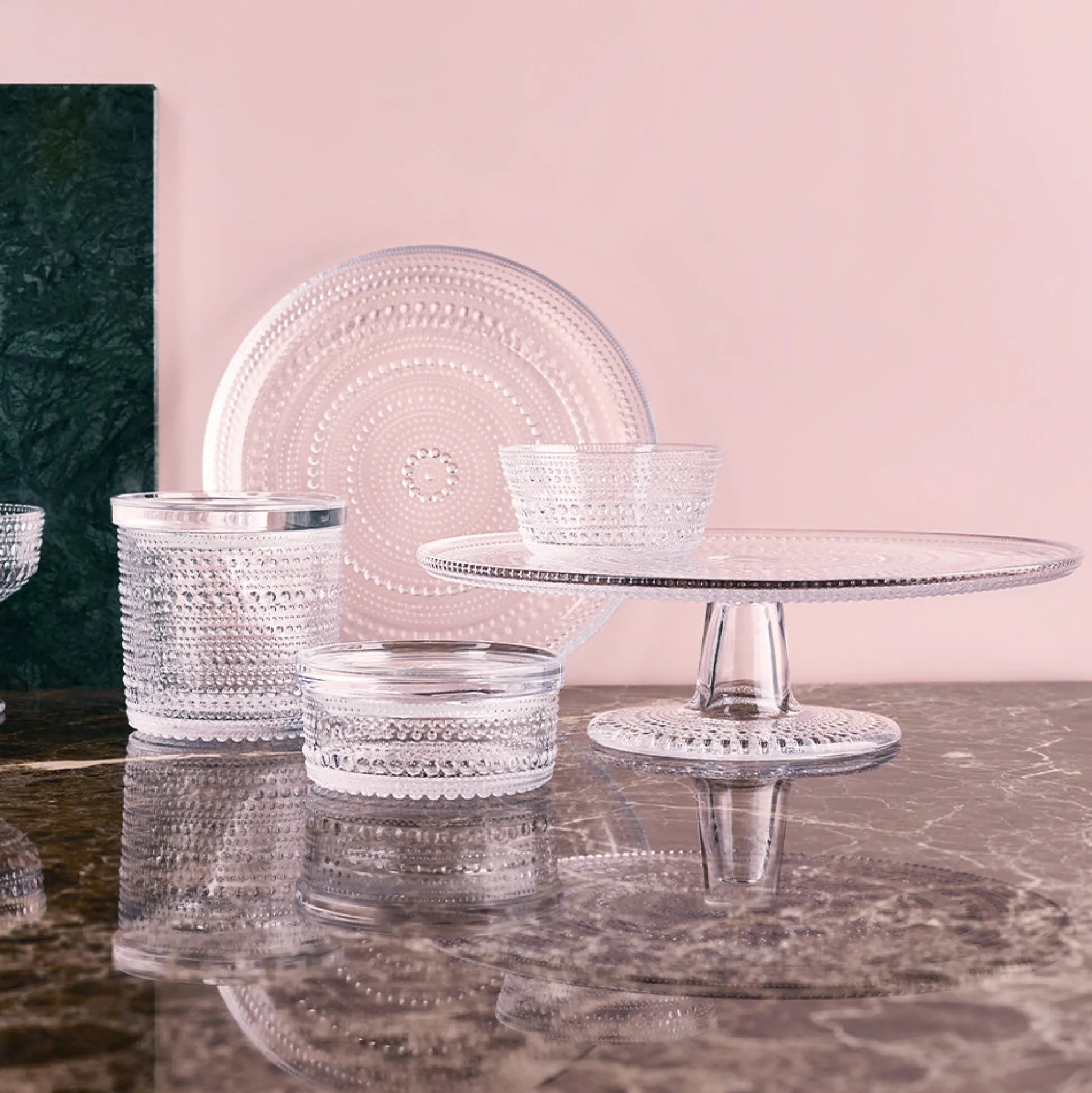 iittala Kastehelmi Dewdrop Clear Salad Plate