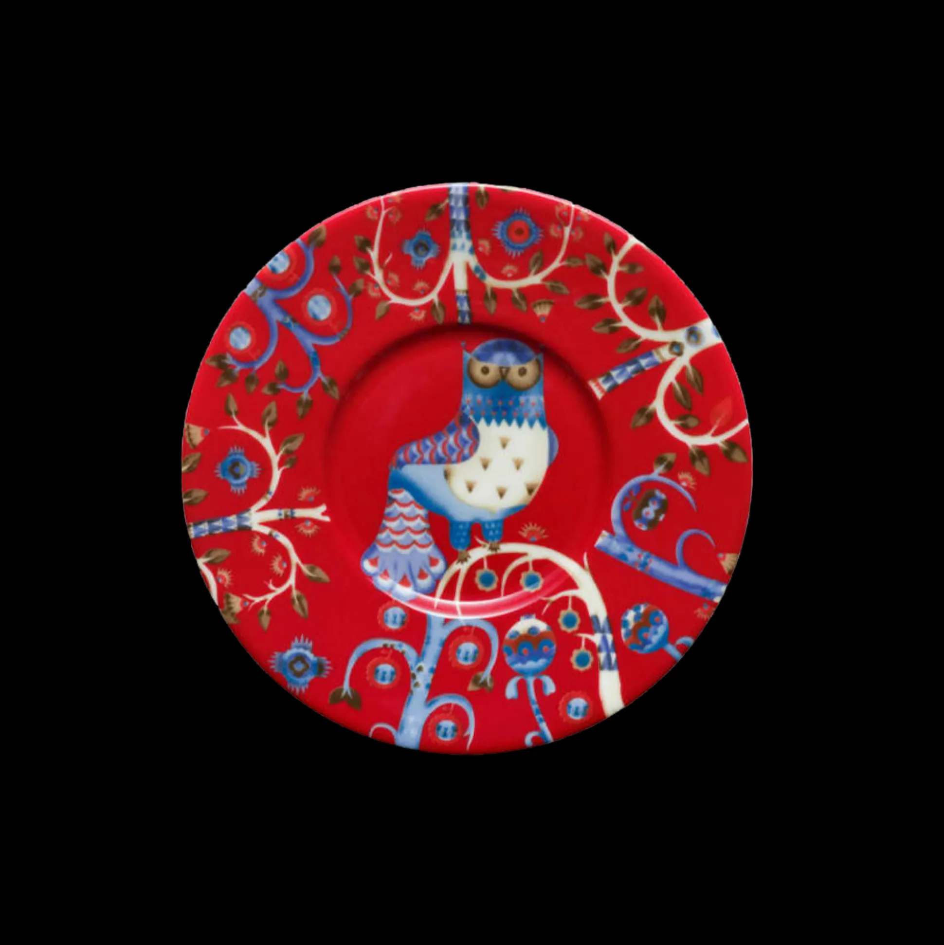 iittala Taika Red Coffee Cup Saucer - 6"