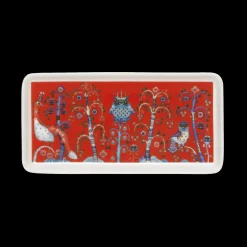 iittala Taika Red Rectangle Plate