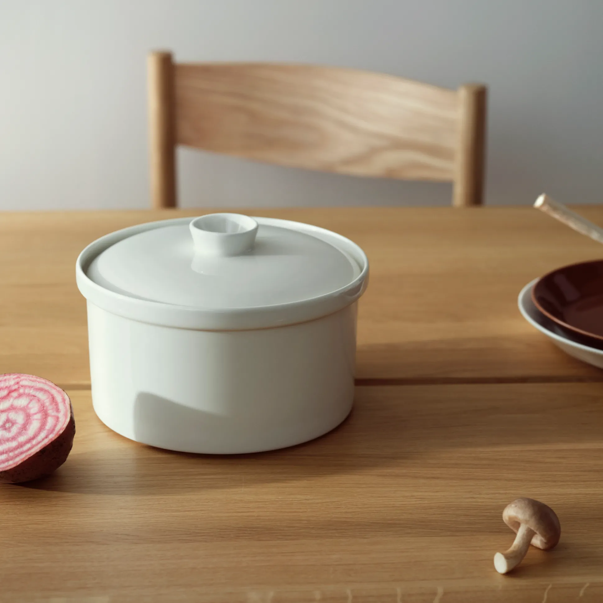 iittala Teema White Pot w/ Lid