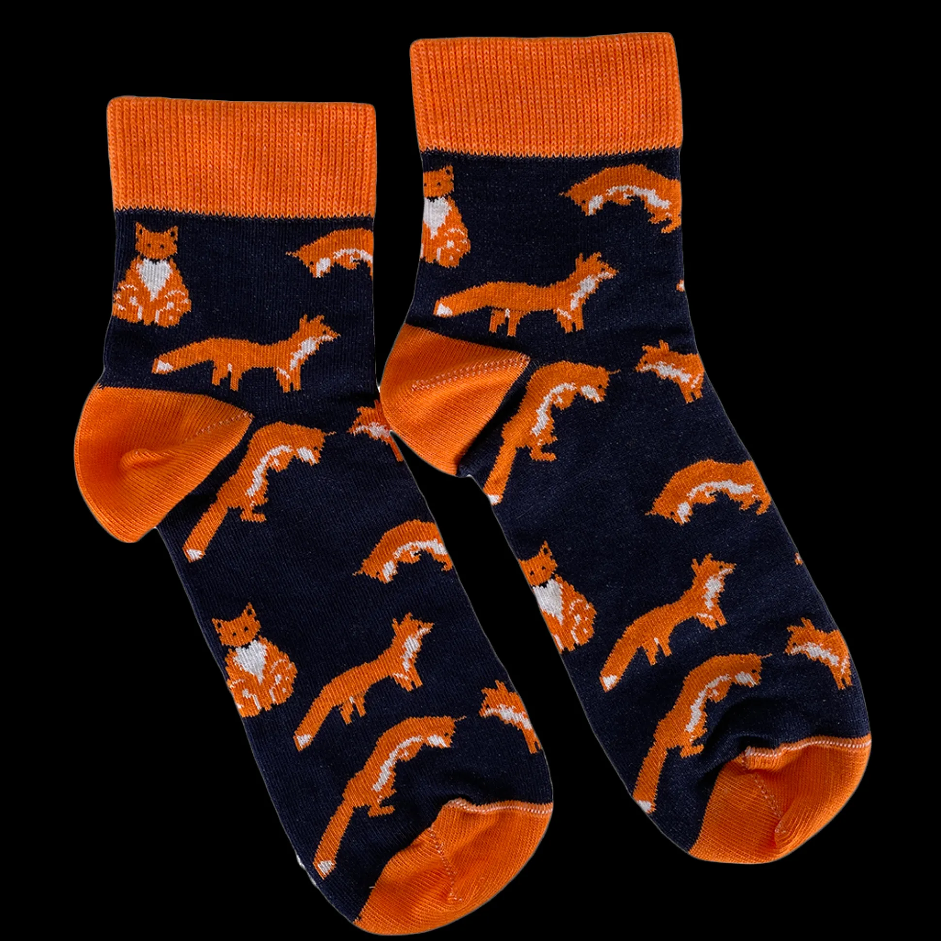 Jaana Huhtanen Fox Cotton Socks, navy