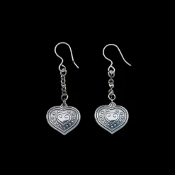 Kalevala Eura Heart Silver Earrings
