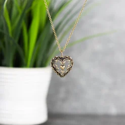 Kalevala Heart of the House Bronze Necklace