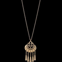 Kalevala Moon Goddess Bronze Necklace