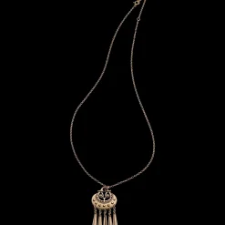 Kalevala Moon Goddess Bronze Necklace