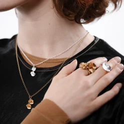 Kalevala Summer Night Rose Bronze Necklace