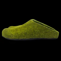 Lahtiset Felt Slippers w/ Rubber Sole, Lime Green