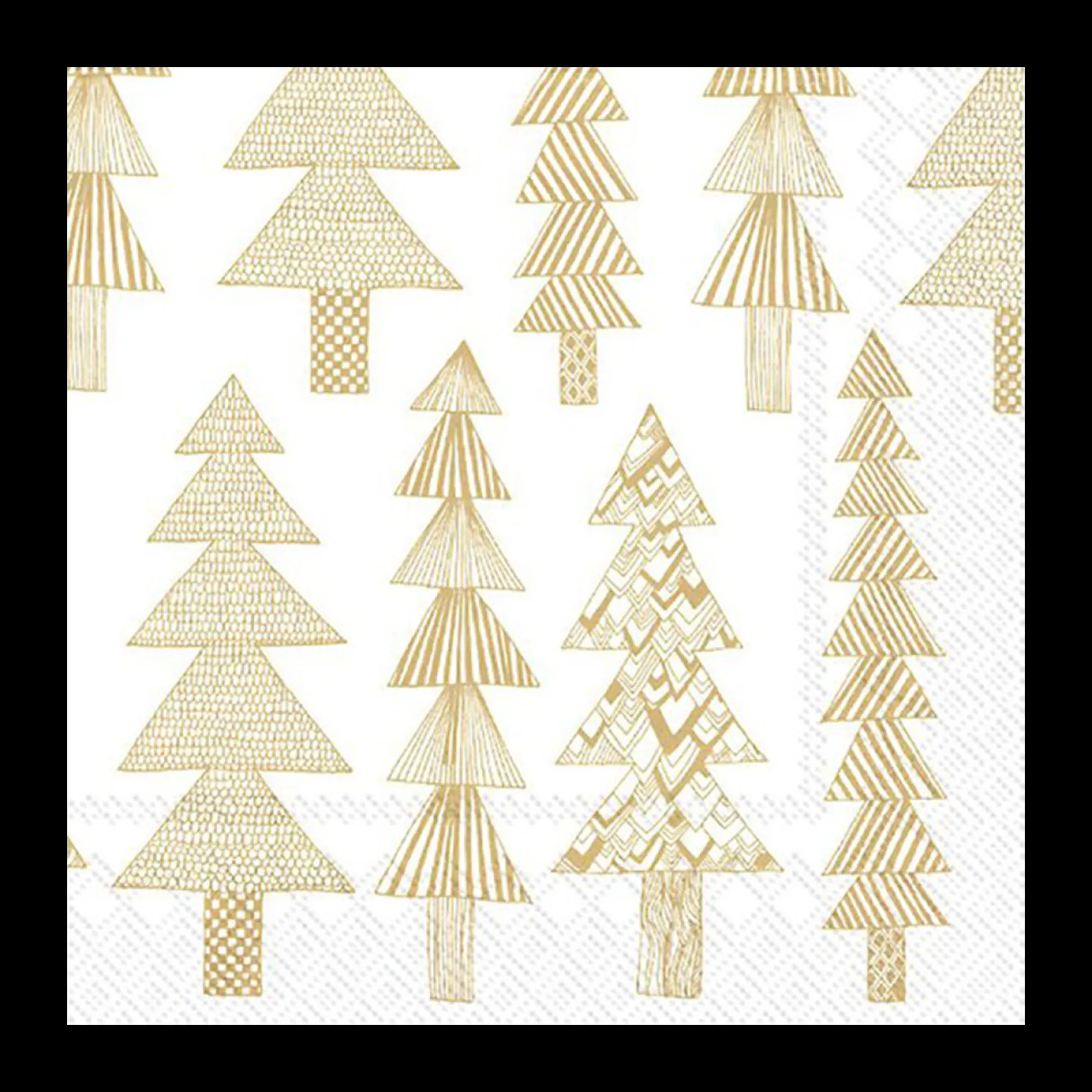 Marimekko Kuusikossa White/Gold Lunch Napkins (20 pack)