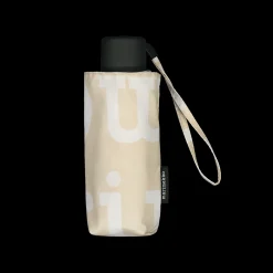Marimekko Marilogo Mini Manual Umbrella, linen/beige