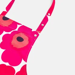 Marimekko Pieni Unikko Apron, white/red