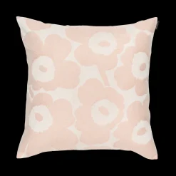 Marimekko Pieni Unikko Cushion Cover, linen/pink