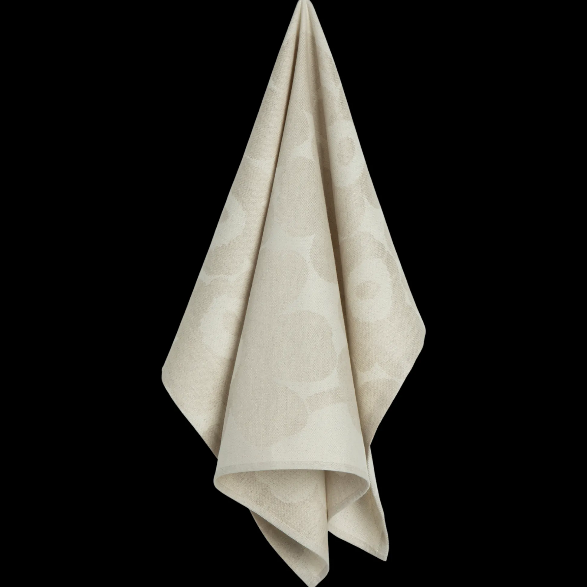 Marimekko Pieni Unikko Kitchen Towel, linen/beige