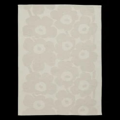 Marimekko Pieni Unikko Kitchen Towel, linen/beige