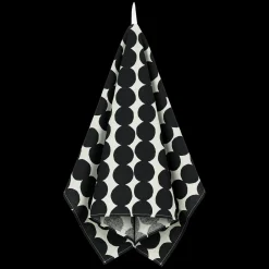 Marimekko Räsymatto Kitchen Towel, cotton/black
