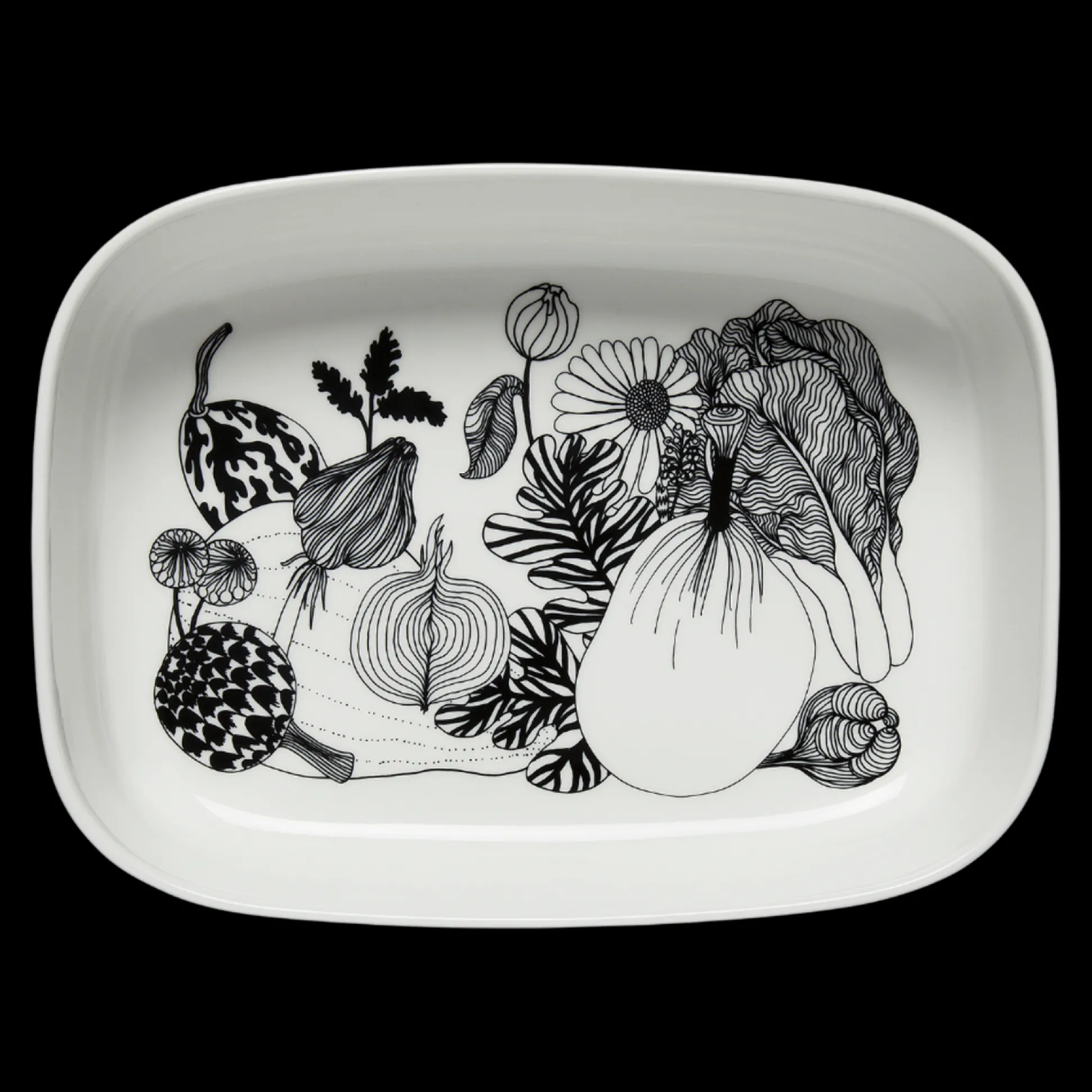 Marimekko Siirtolapuutarha Serving Dish