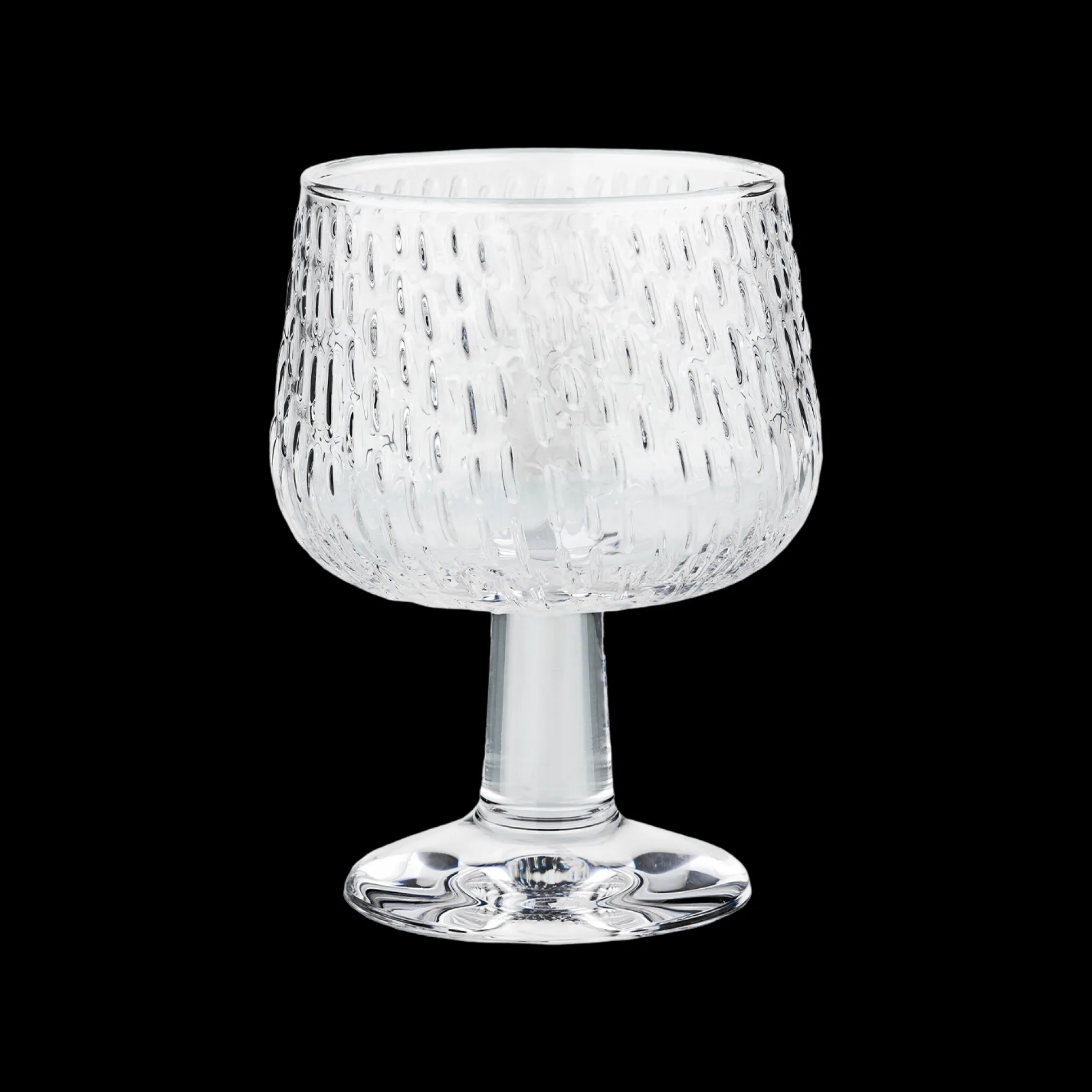 Marimekko Syksy Clear Glass Goblet
