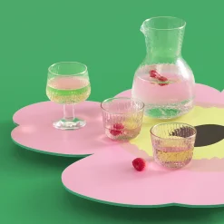 Marimekko Syksy Clear Glass Goblet