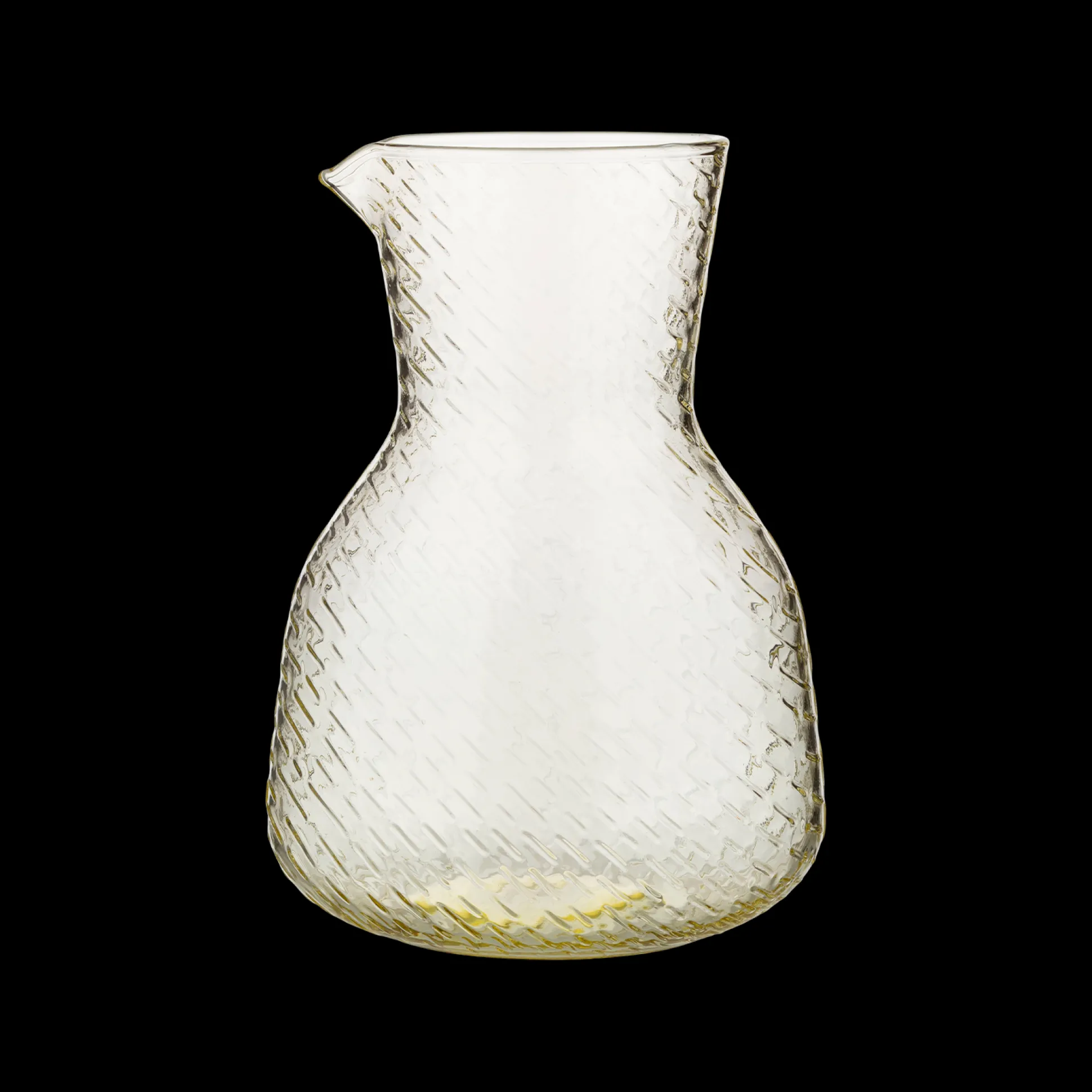 Marimekko Syksy Pale Yellow Glass Pitcher
