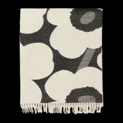 Marimekko Unikko Blanket, off-white/charcoal